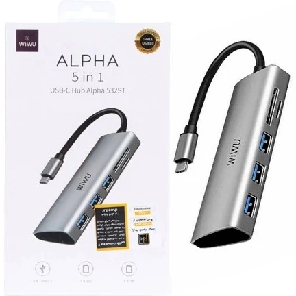 هاب پنج پورت USB-C ویوو مدل Alpha-532ST