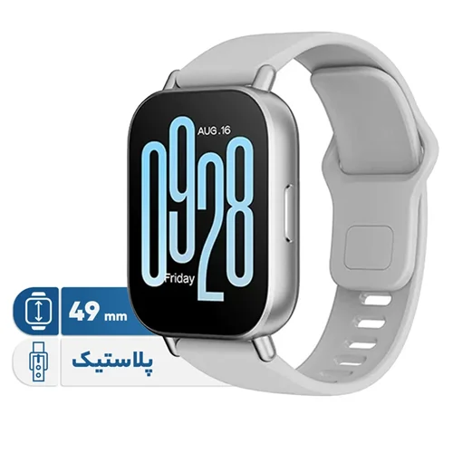 ساعت هوشمند شیائومی مدل Redmi Watch 5 Active - نقره‌ای